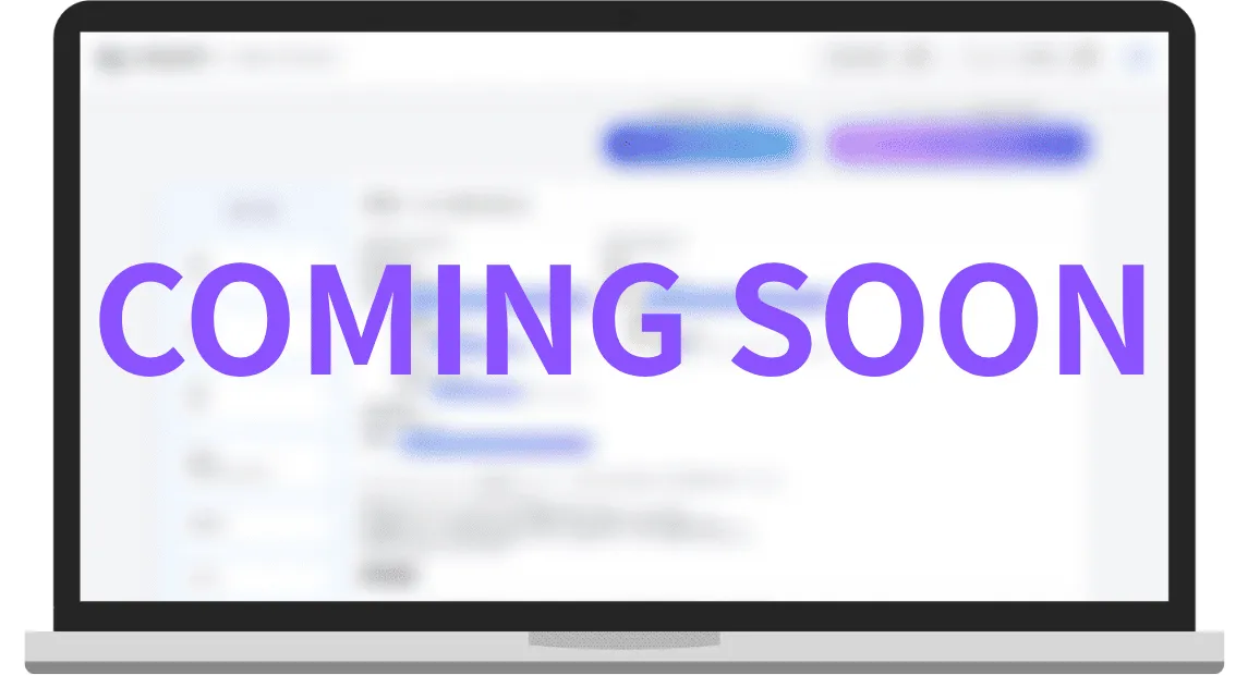 Coming Soonと書かれた画像